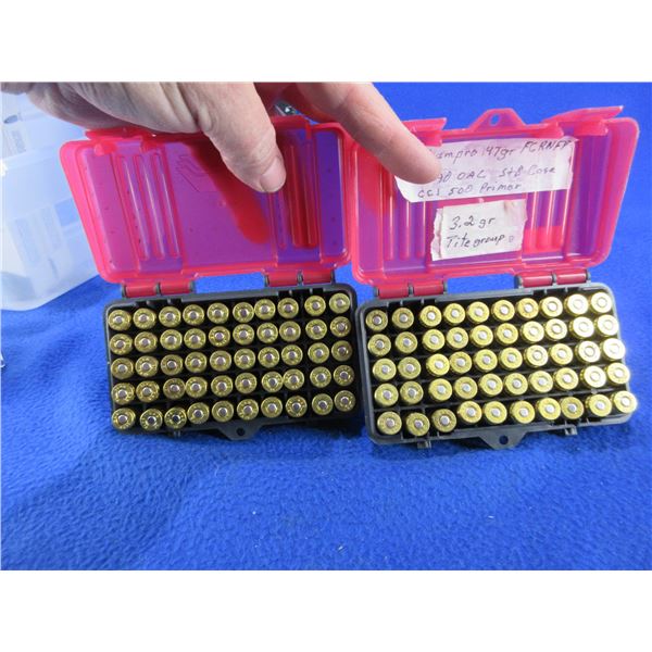 9MM Luger Reloads - 2 Boxes of 50 (Pick Up Only) - Sold as Components
