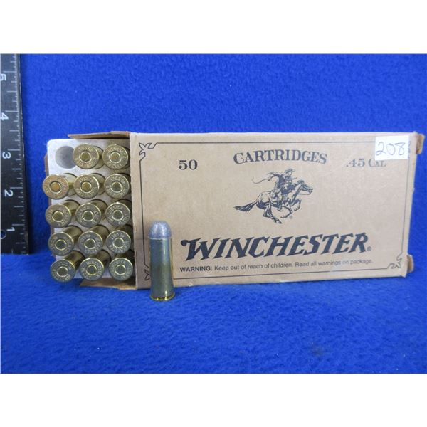 45 Colt 250gr LFN Winchester Cartidges - Box of 50 (Pick Up Only)