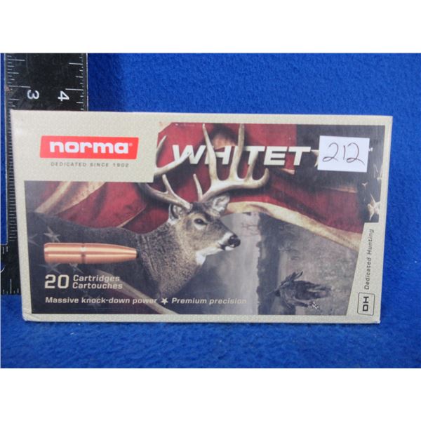 6.5 Creedmoor 140gr Norma Whitetail Cartridges (Pick Up Only)