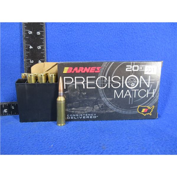 6.5 PRC 145gr OTM BT Barnes Cartridges - Box of 20 (Pick Up Only)