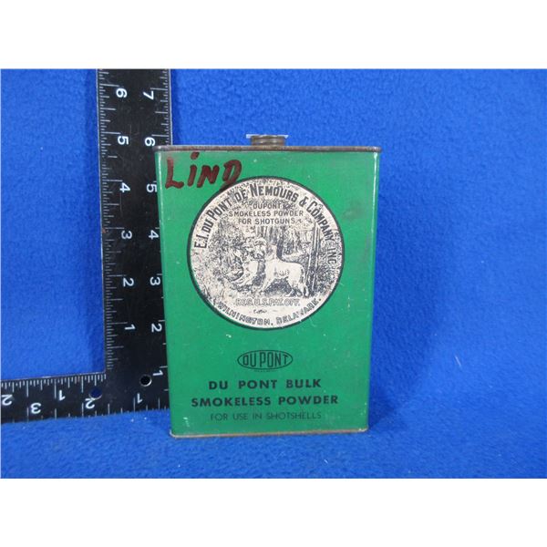 DuPont Bulk Smokeless Powder in Collector Tin - 180 Grams Including Tin (Pick Up Only)