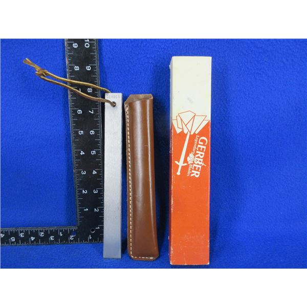 Vintage Gerber 8" Sportsman's Steel with Sheath & Original Box