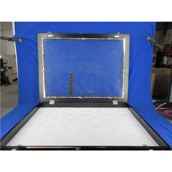 Wood and Plexiglass Display Case - 31 1/2" x 23 1/2" x 2 1/2"