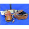 Image 1 : San Pedro Saddlery Tombstone Web Ammo Belt w/ Mernickle Wild Bunch Holster