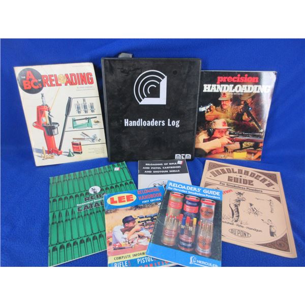 Lot of 8 Misc. Reloading Guides, Handbooks & Catalog
