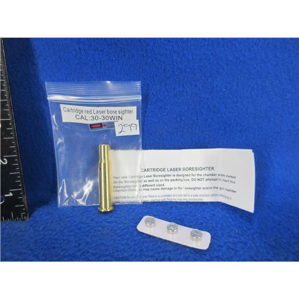 NEW - 30-30 Win. Cartridge Red Laser Bore Sight with Batteries