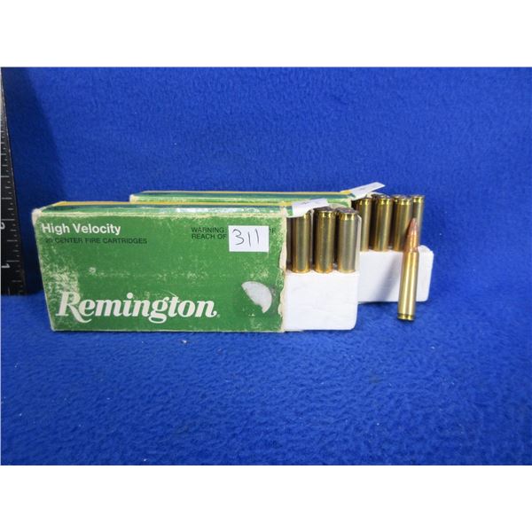222 Rem. Mag 55gr PSP Remington Cartridges (Pick Up Only) - 2 Boxes of 20
