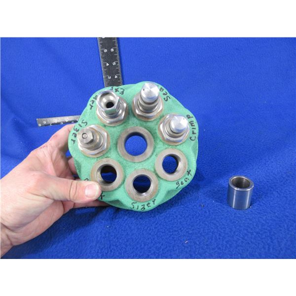 Redding 7 Station Turret with 4 Lee 9MM Dies