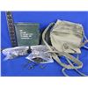 Image 1 : Canadian Military 5.56MM Blank C79A1 Case with Links & Carry Pouch