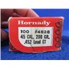 Image 2 : 45 Cal. .452" 200gr Lead CT Hornady Bullets - Box of 55