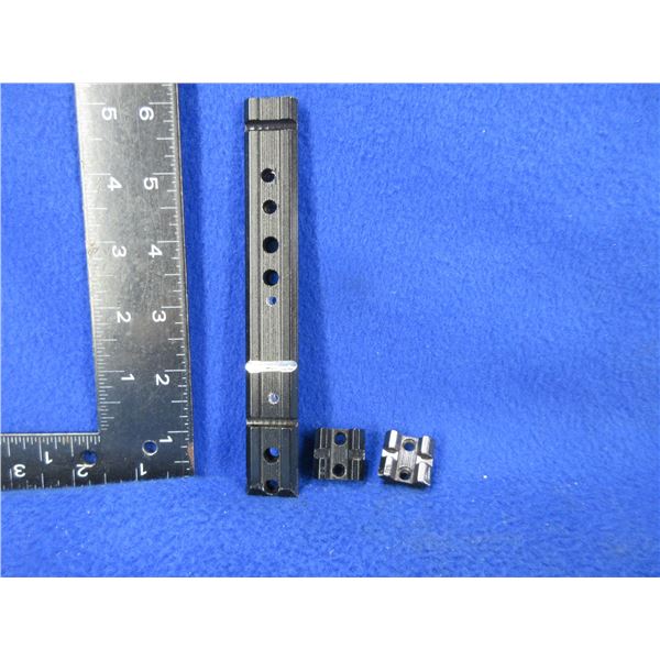 3 Weaver Top Mount Bases with Screws - # 72, 43 and Unmarked