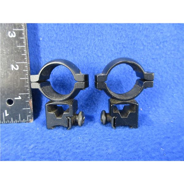 1" See-Thru .22 Rings - Aluminum or Lightweight Alloy