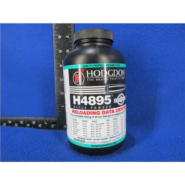 Hodgdon H4895 Rifle Powder (Pick Up Only) - Sealed 1 lb Tub
