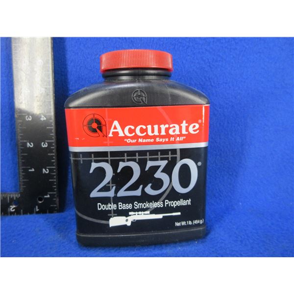 Accurate 2230 Double Base Powder (Pick Up Only) - 342 Grams Including Tub