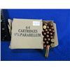 Image 1 : 9MM Parabellum Military Cartridges - Box of 64 (Pick Up Only)