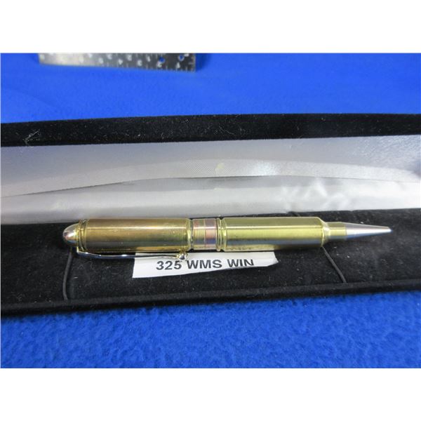 325 WSM Pen made with 325 WSM Brass in Display Case