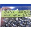 Image 2 : 40 Cal. .401" 180gr FP Lead Bullets - Box of Approx. 200