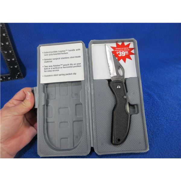 NEW - Maxam Pro Series Folding Blade Lock Knife with Hard Case