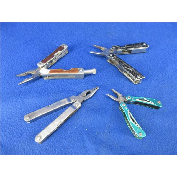 4 Assorted Multi-Tool Pliers