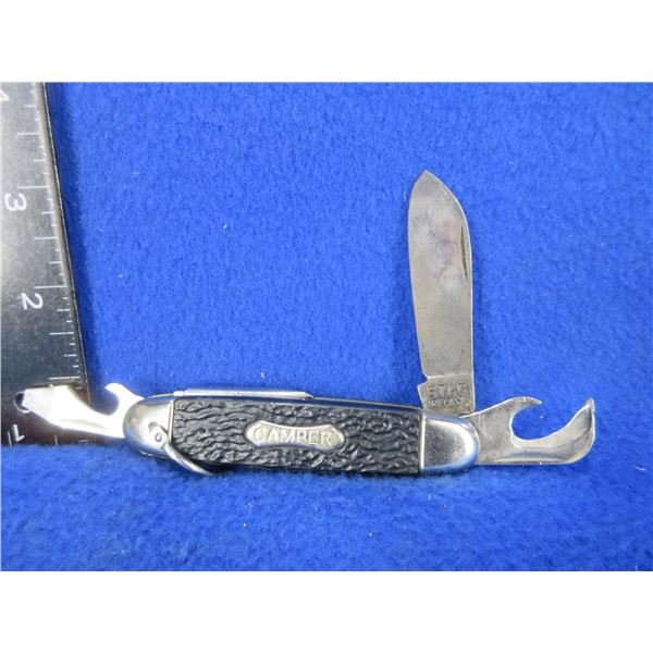 Vintage Stag Ireland "Camper" Multi-Tool Pocket Knife