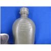 Image 3 : Vintage US Military Canteen with Cup & Cover & 7.62MM Ball Bandoleer (Empty)
