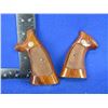 Image 1 : Smith & Wesson "K/L" Frame Square Butt Wood Grips with Screw