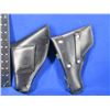 Image 2 : 2 Leather Holsters - Right Hand, Black - Hansen Leather Mfg. & Made in China