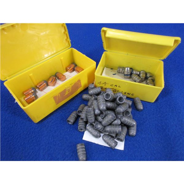 Lot of Misc. Bullets - .385" 195gr x 49, 44 Cal. 240gr HP x 7, 44 Cal. 245gr SWC x 7