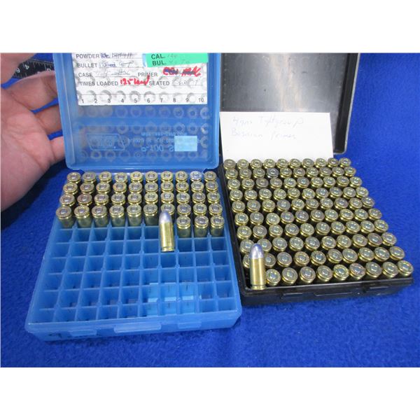 9MM Luger Reloads - Box of 100, Box of 44 (Pick Up Only) - Sold as Components