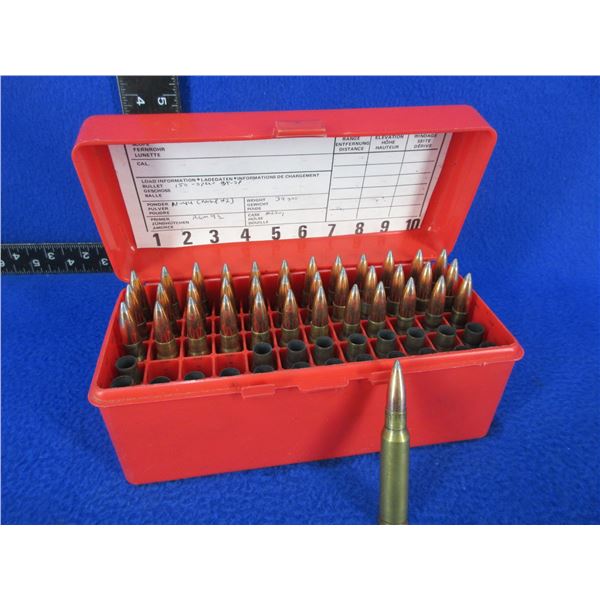 308 Win. Reloads - Box of 37 + 21 Brass (Pick Up Only) - Sold as Components