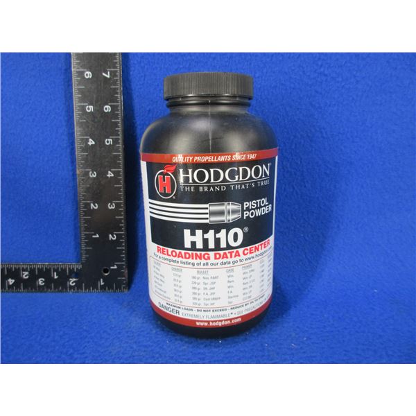 Hodgdon H110 Pistol Powder (Pick Up Only) - Sealed 1 lb Tub