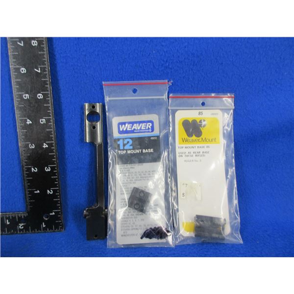 Redfield Remington 700 LA Base & 2 Weaver Mounts (#'s 12 & 85)