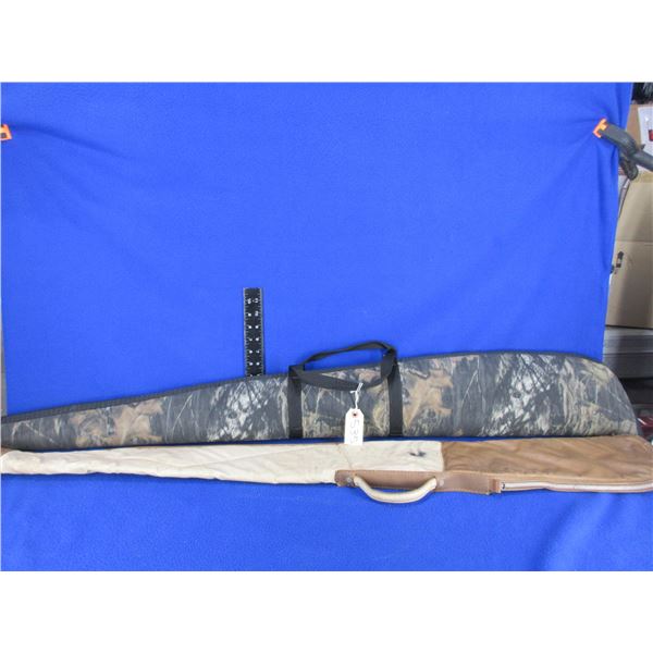 2 Soft Gun Cases - 50" and 51" - 50" has teeth missing in zipper but still works