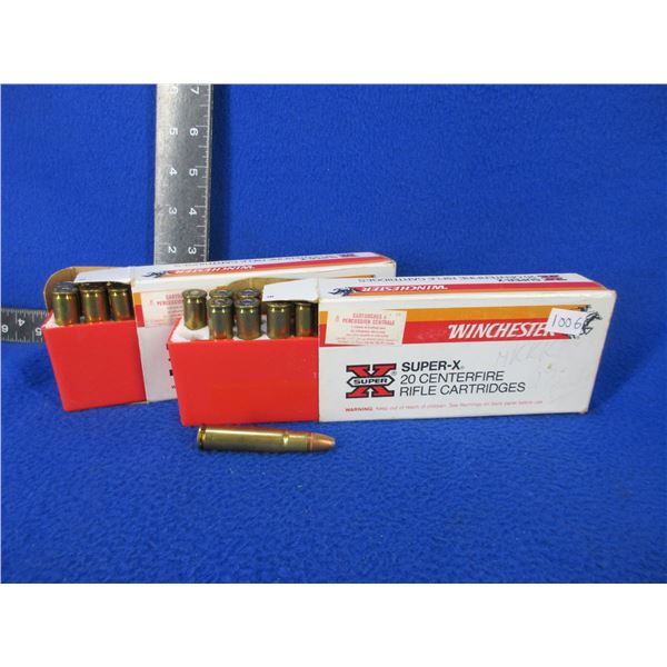 356 Win. 200gr PP Winchester Cartridges - Box of 20, Box of 13 + 7 Brass (Pick Up Only)