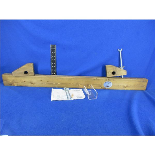 Brownells Wood Checkering Cradle - Appears Unused