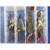 Image 3 : Lot of Vintage Fishing Lures in Plano Compartment Case - Spinners, Spoons and Hooks