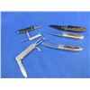 Image 2 : 4 Assorted Folding Lock Blade Knives, Multi-Tool Knife & Key Chain Knife