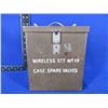 Image 1 : WWII Metal Case for Wireless Set No. 19 Case Spare Valves (Radio Tubes)