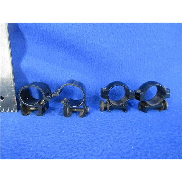 Unknown 1" Rings & 7/8" Rings - Both are Aluminum or Lightweight Alloy