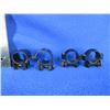 Image 1 : Unknown 1" Rings & 7/8" Rings - Both are Aluminum or Lightweight Alloy