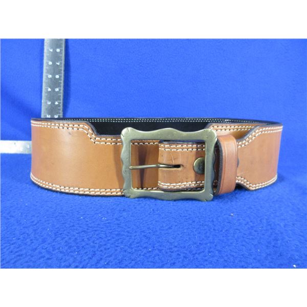 Leather Duty Belt - 50" Total Length x 2 3/4" Width