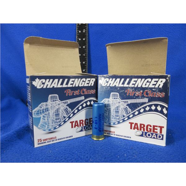 12 Ga. 2 3/4" 8 Shot Challenger Shotshells - 2 Boxes of 25 (Pick Up Only)