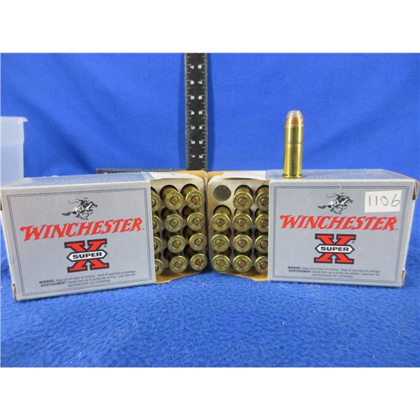 44 Rem. Mag 240gr HSP Winchester Cartridges - 2 Boxes of 20 (Pick Up Only)