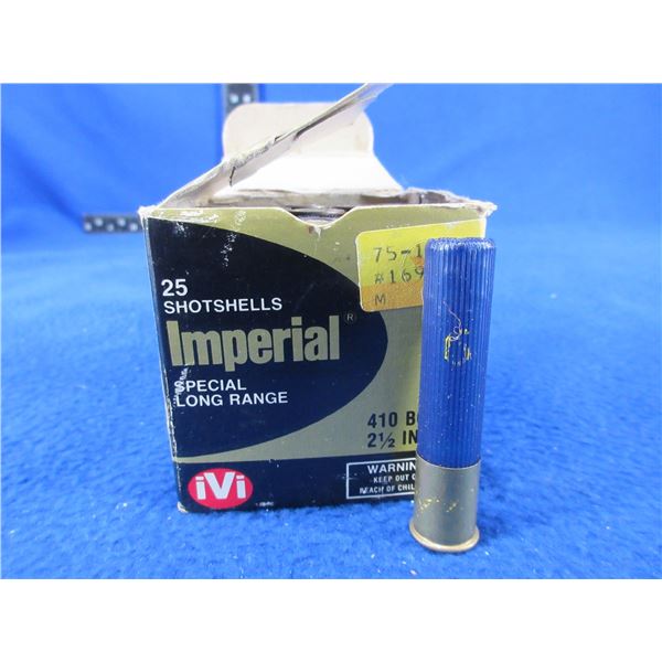 410 Ga. 2 1/2" 6 Shot Imperial Shotshells - Box of 25 (Pick Up Only)