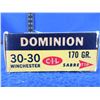 Image 2 : Collector Ammo - 30-30 Win. 170gr ST CIL Dominion Cartridges (Pick Up Only)