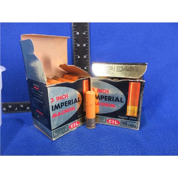 20 Ga. 3" 6 Shot Imperial Magnum Shotshells - 2 Boxes of 25 (Pick Up Only)