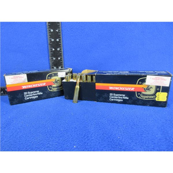 22-250 Rem. 52gr HPBT Winchester Cartridges - 2 Boxes of 20 (Pick Up Only)
