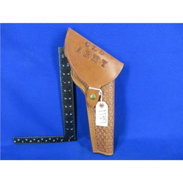 Large Leather Holster Marked "Old Army"