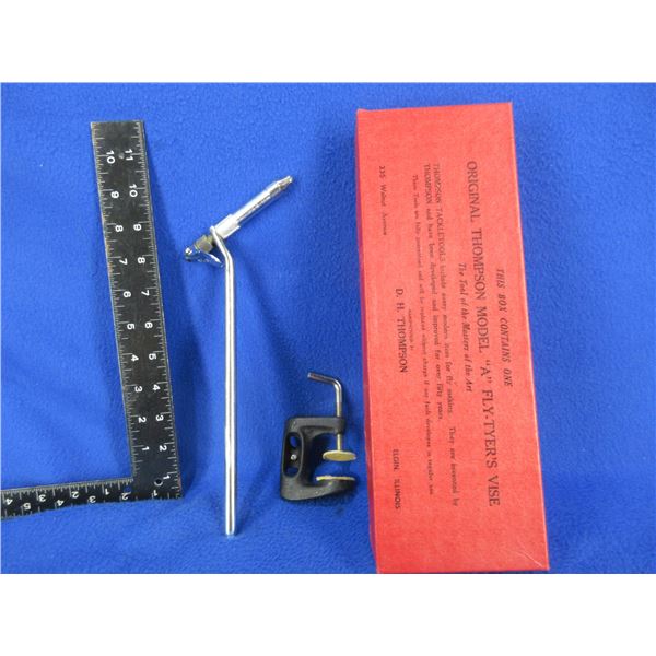 Vintage Original Thompson Model A Fly-Tyer's Vise with Original Box