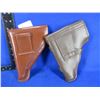 Image 2 : 2 Leather Right Hand Holsters - Makarov and Walther PP